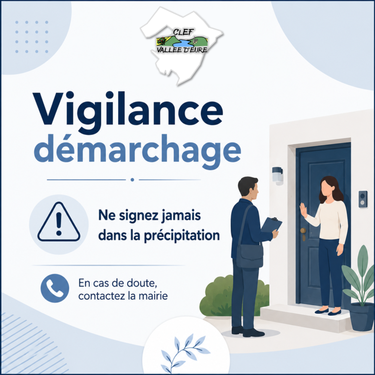 ⚠️ Vigilance démarchage à domicile ⚠️