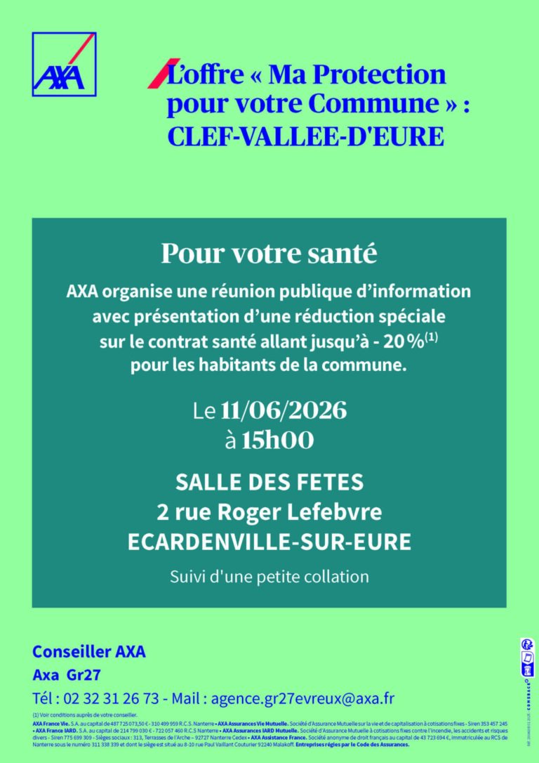 Réunion AXA – Complémentaire santé